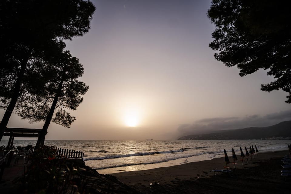 Natural landscape, Beach, Sea view, Sunrise, Sunset