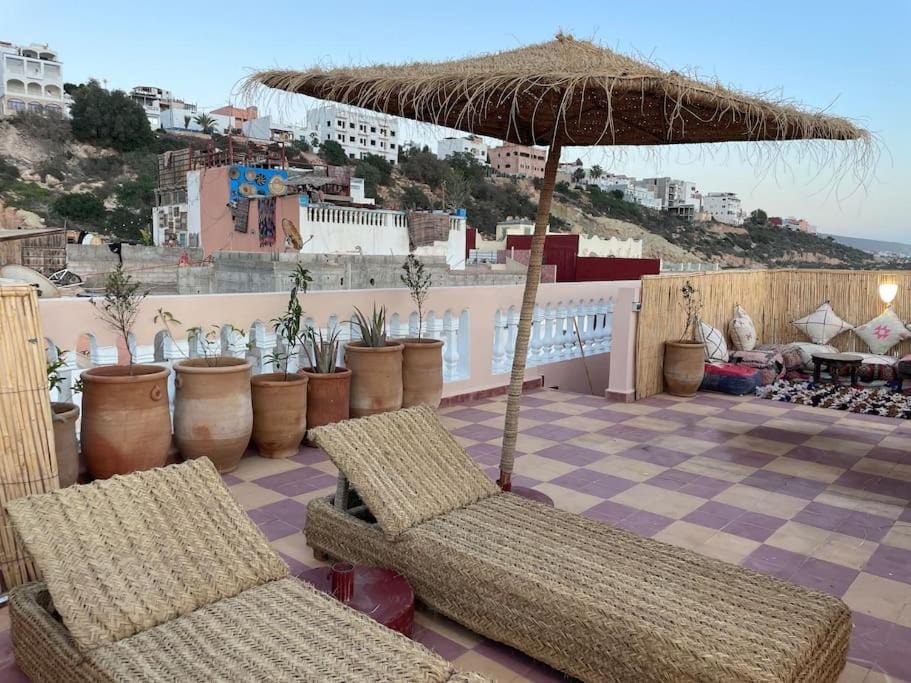 Ocean View Cozy Studio with Private Patio Apartment in Souss-Massa