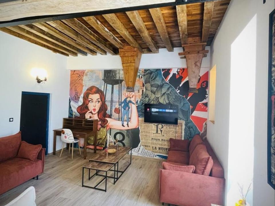 Gîte coloré pour 4-6 pers. à Montaigu-le-Blin, proche Vichy - FR-1-489-519 House in Auvergne-Rhône-Alpes