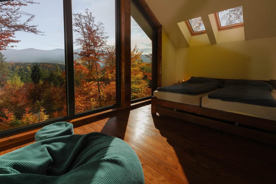 Bedroom, Mountain view