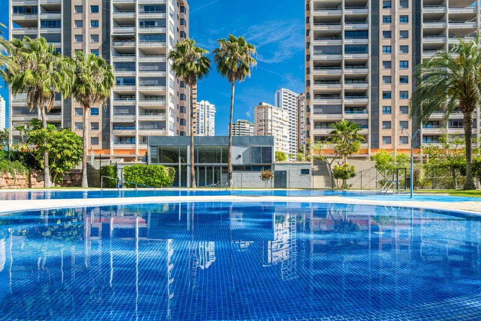 Property building, Facade/entrance, Day, Pool view, Swimming pool
