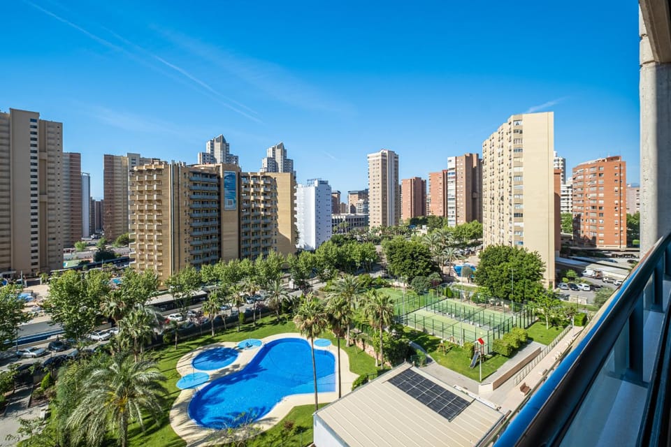 Day, Neighbourhood, Natural landscape, City view, Pool view, Street view, Swimming pool, Location