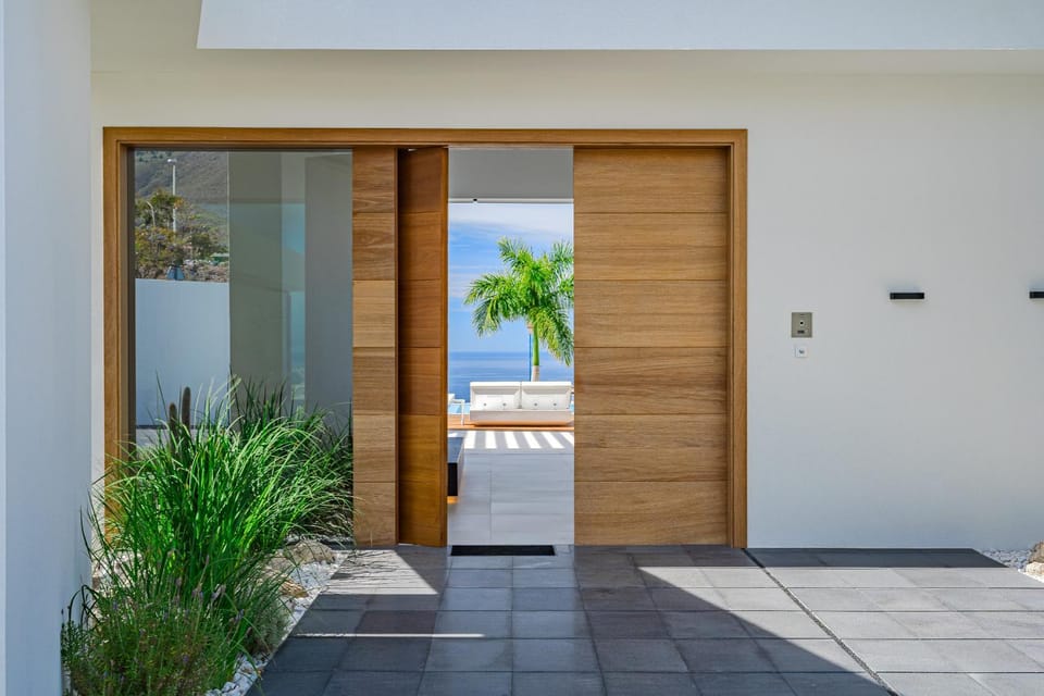 Patio, Natural landscape, Lobby or reception, Sea view