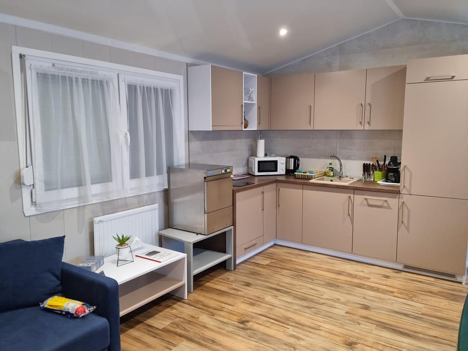 Coffee/tea facilities, Kitchen or kitchenette, stove, toaster