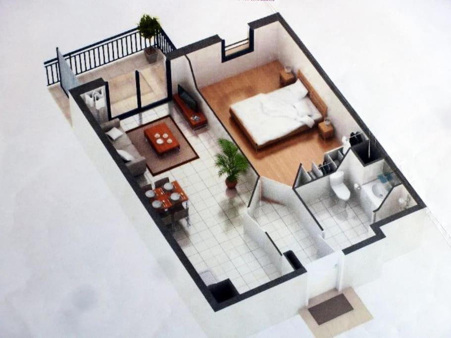 Au gré des Vagues, vue mer, wifi, piscine chauffée Apartment in Concarneau