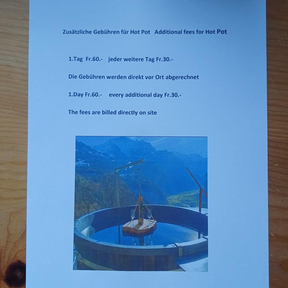 Chalet Mönchsblick Apartment in Lauterbrunnen