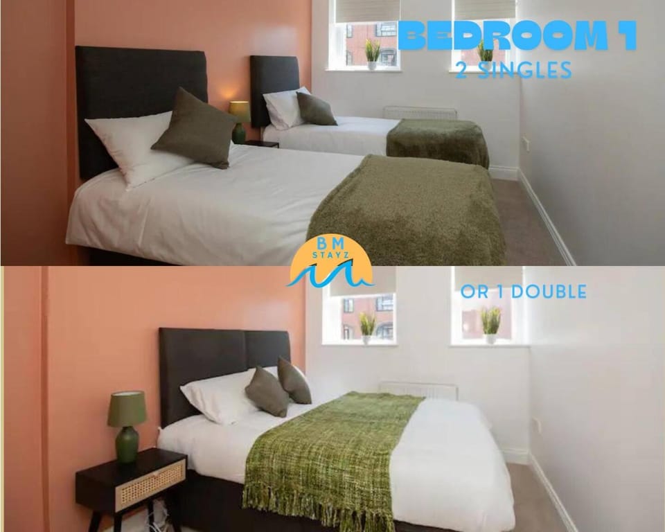1-Bed Apartment in Bournemouth centre, sleep up to 4, close to the beach Apartment in Bournemouth