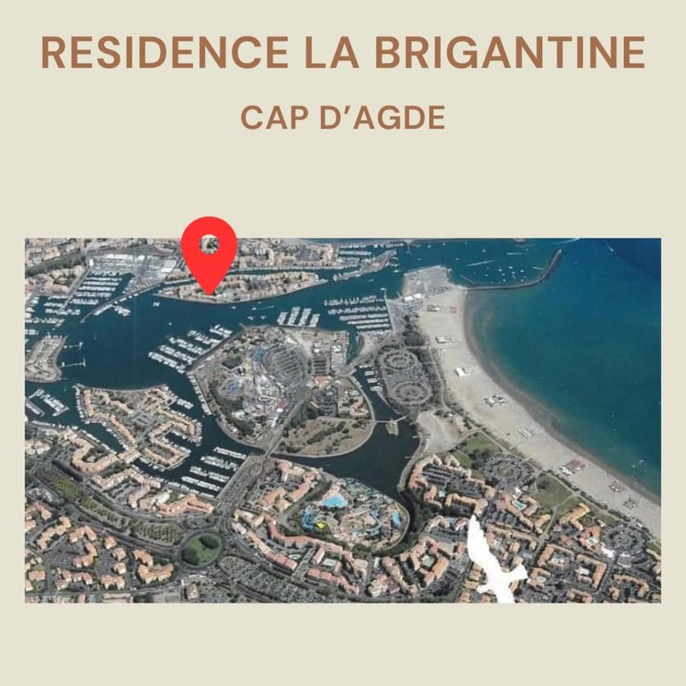 T3 CAP d'Agde : vue imprenable mer RDC Apartment in Agde