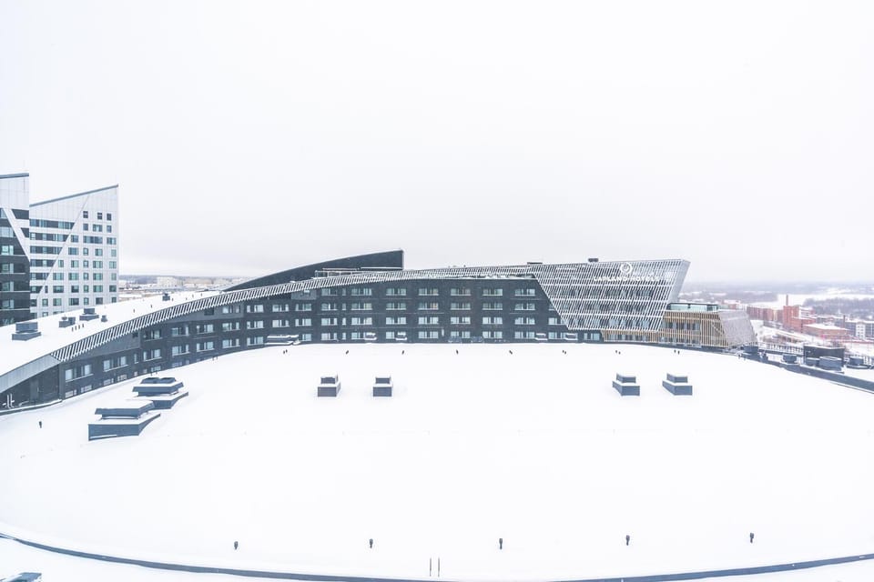 15th floor apartment on top of Nokia Areena w Wifi Apartment in Finland