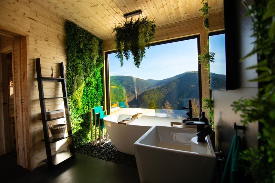 Natural landscape, Mountain view, Bath