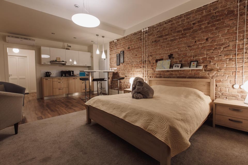 Bed, Living room, Photo of the whole room, Bedroom