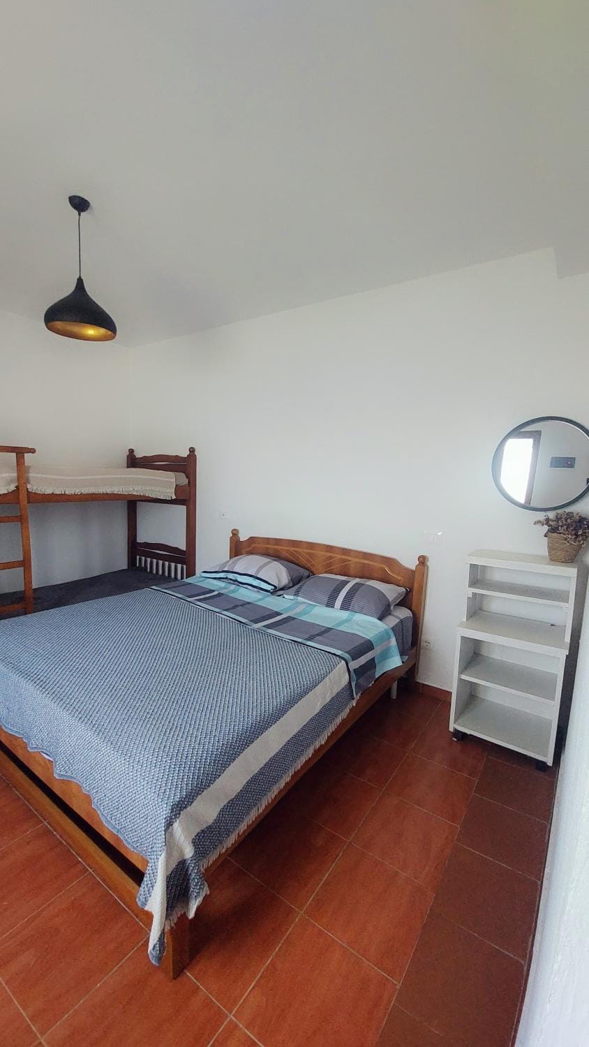 Bed, Photo of the whole room, Bedroom, bunk bed