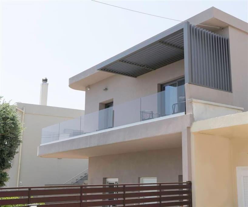 Riviera Seafront Balcony House in Crete