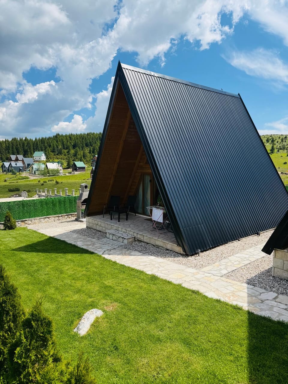 A Frame Houses ANS Zabljak House in Montenegro