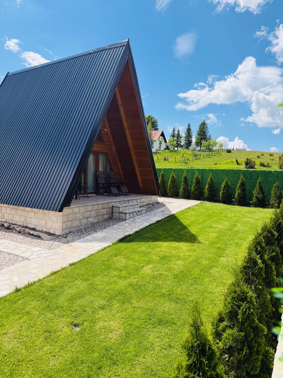 A Frame Houses ANS Zabljak House in Montenegro