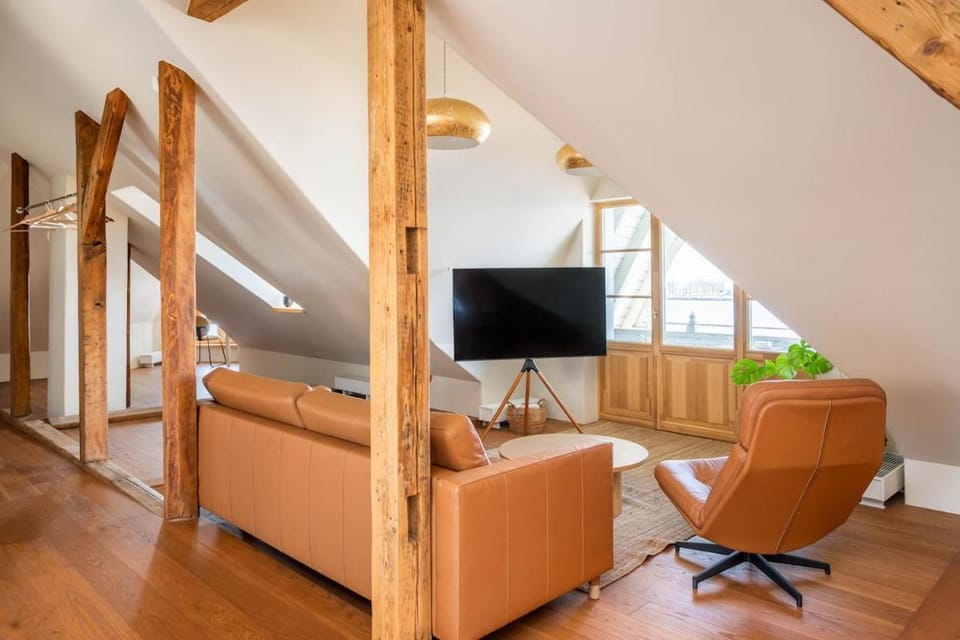 Riverside flat with a beautiful view over Rīga Apartment in Riga