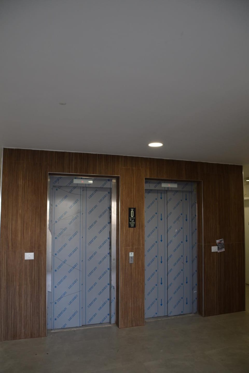 Property building, elevator