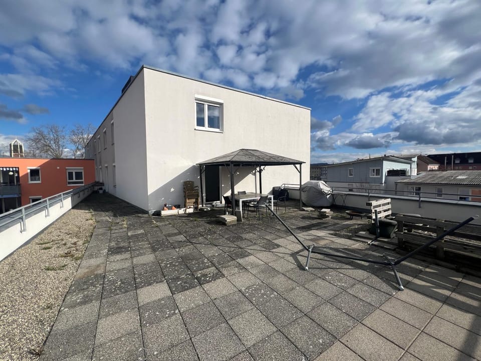 Property building, Day, BBQ facilities, View (from property/room), Balcony/Terrace, Dining area