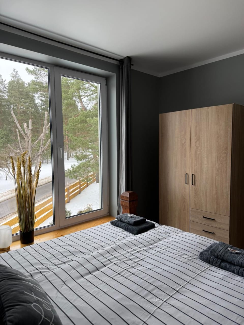 Bed, View (from property/room), Bedroom, Quiet street view, wardrobe