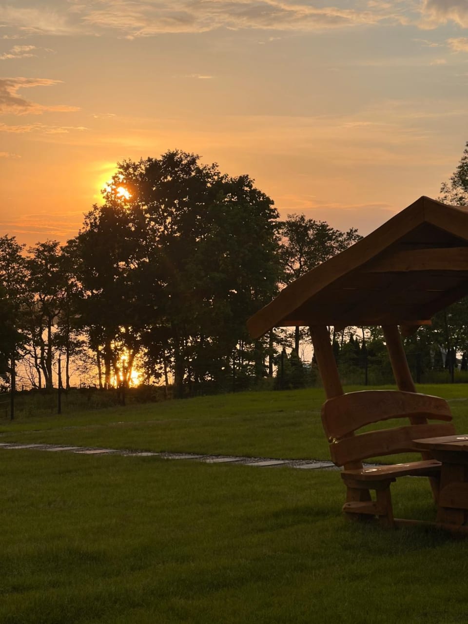 Lake view, Sunset
