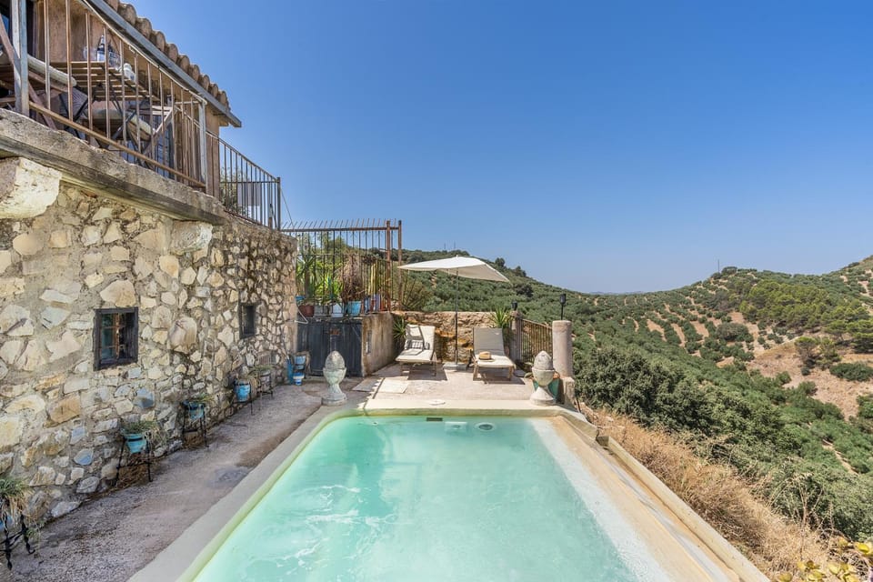 Property building, Living room, Swimming pool