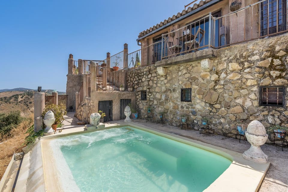 Property building, Living room, Swimming pool