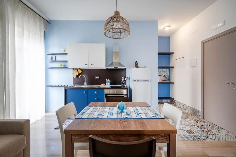 Kitchen or kitchenette, Living room, Dining area, stove