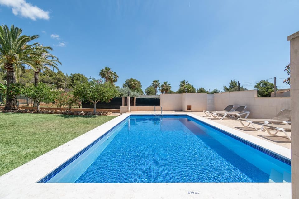 Property building, Living room, Swimming pool