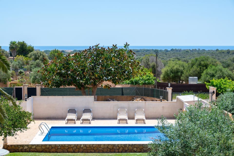 Property building, Living room, Swimming pool