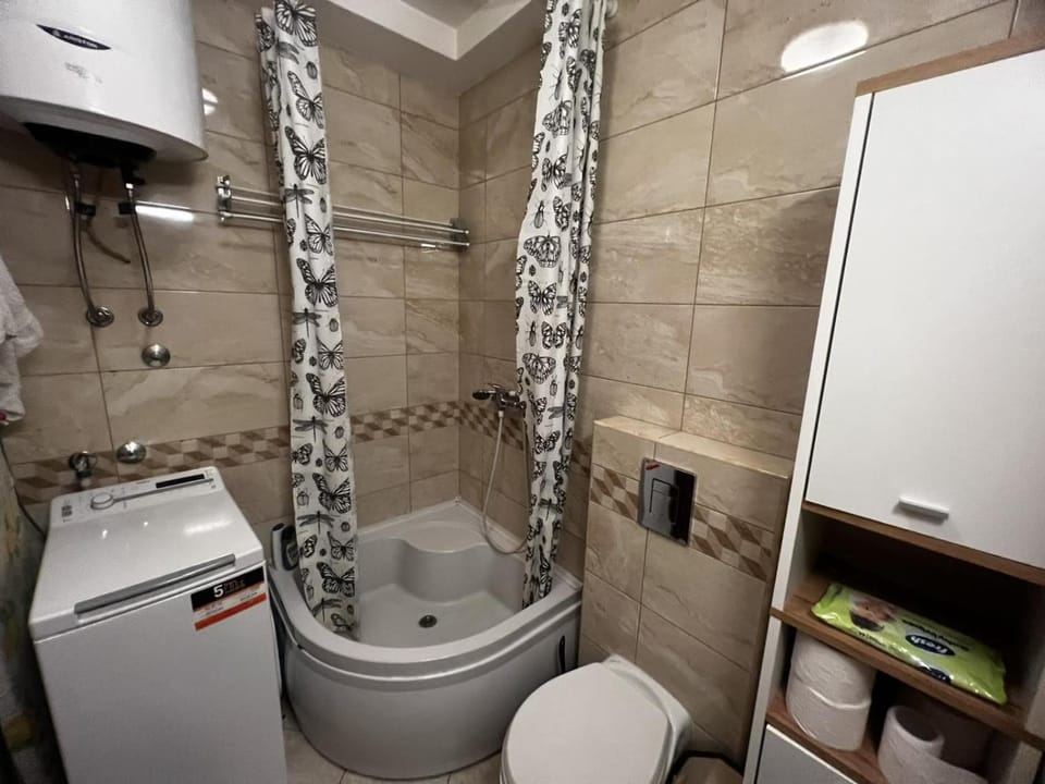 Shower, Toilet, Bathroom, washing machine