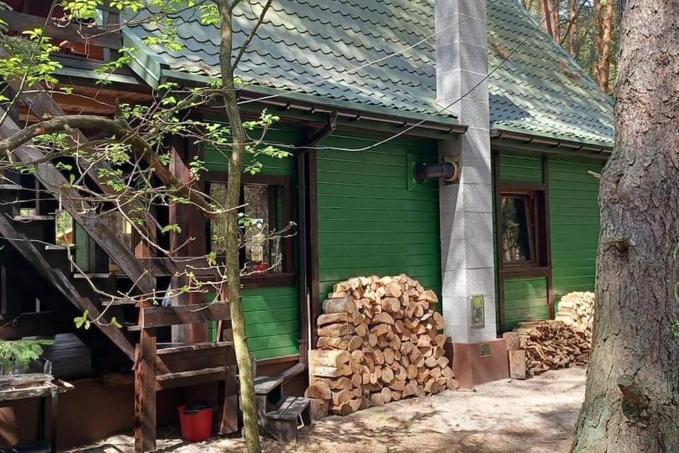 Wilga - klimatyczny domek z 2 tarasami House in Masovian Voivodeship