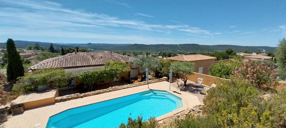 Natural landscape, Mountain view, Pool view