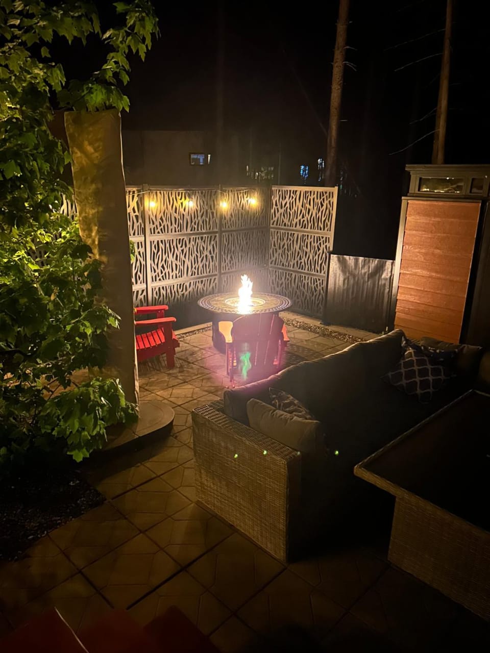 Patio, Night, Balcony/Terrace