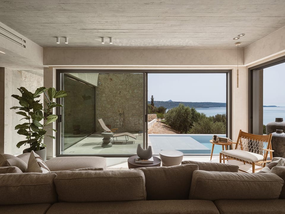 Living room, Swimming pool