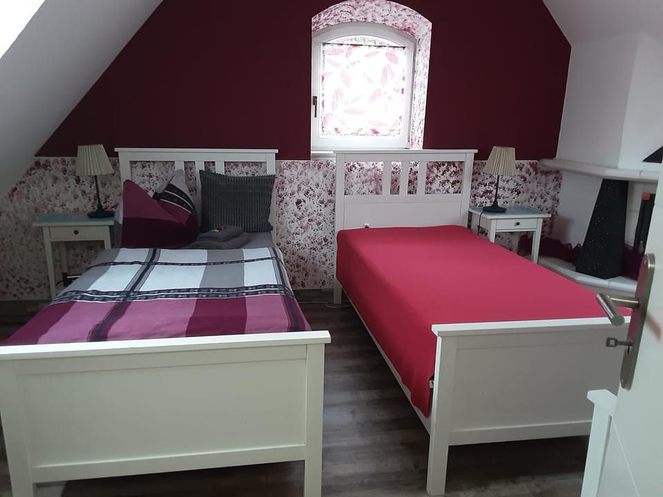 Property building, Living room, Bedroom