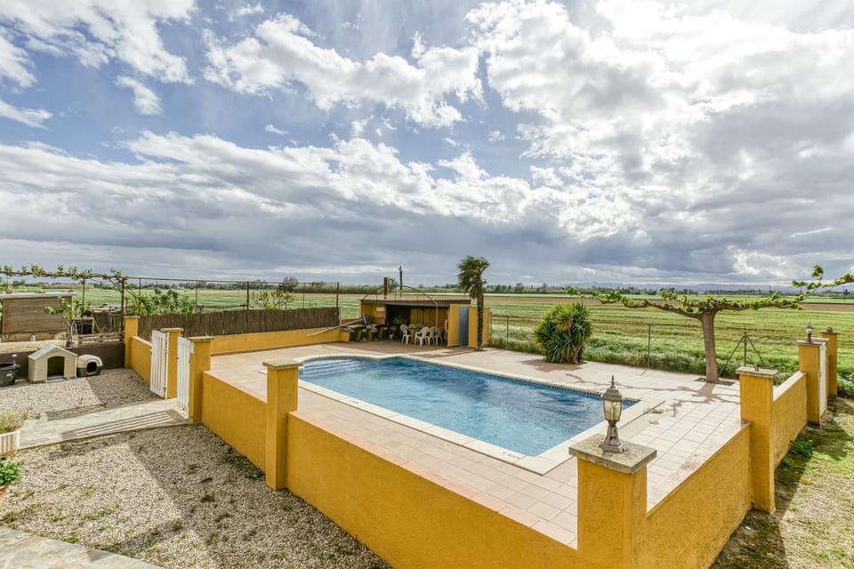 Property building, Living room, Swimming pool