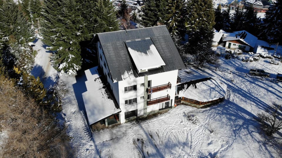 Property building, Day, Natural landscape, Bird's eye view, Winter