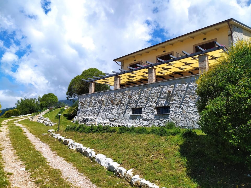 Property building, Garden view