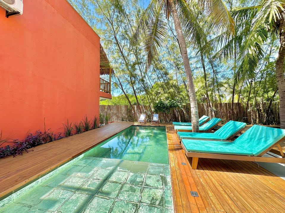 Casa do Pier, bangalôs em Fortim c/ Café da Manhã House in State of Ceará