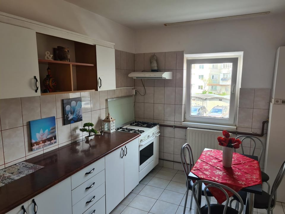 Kitchen or kitchenette, Dining area, stove