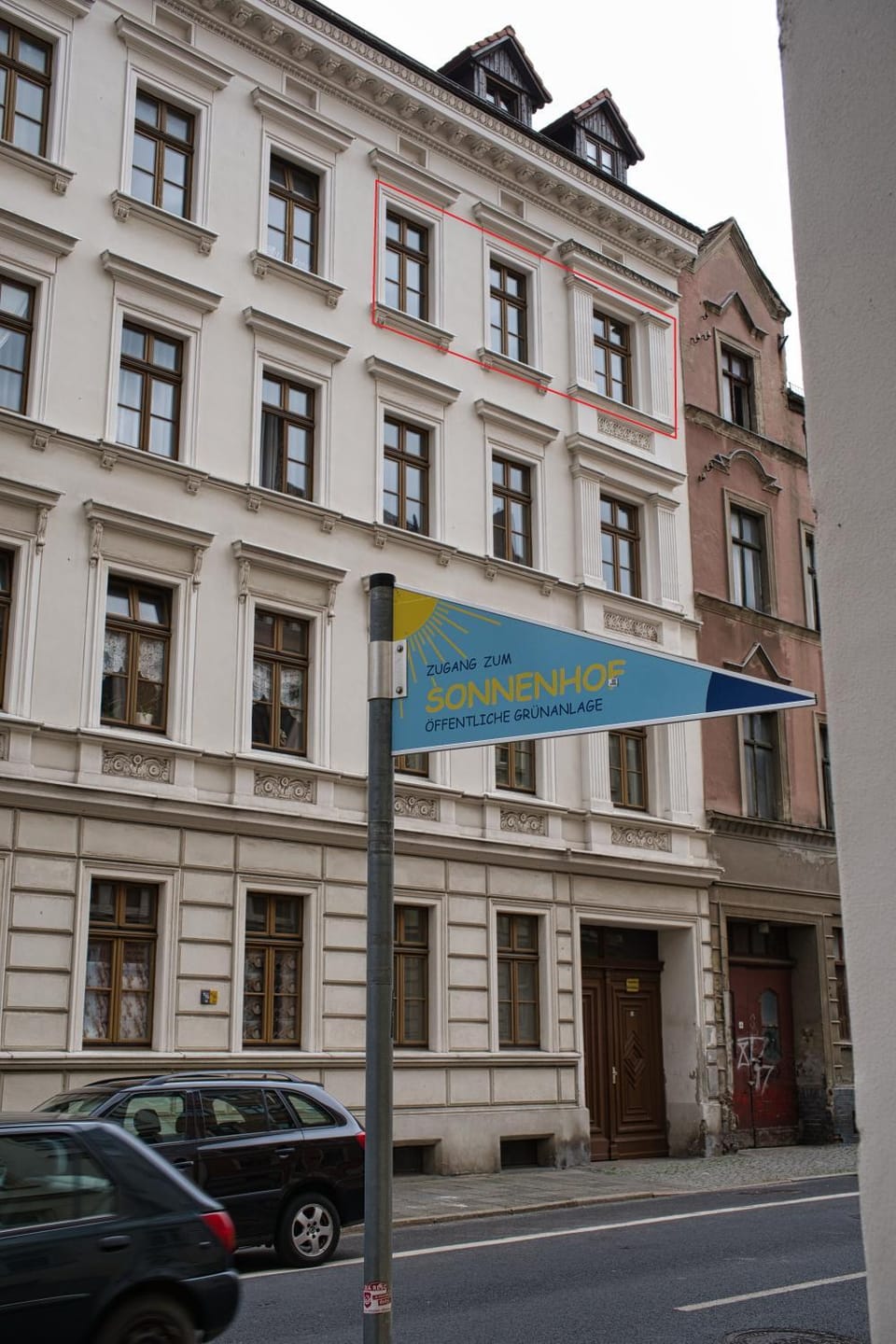 Property building, Street view