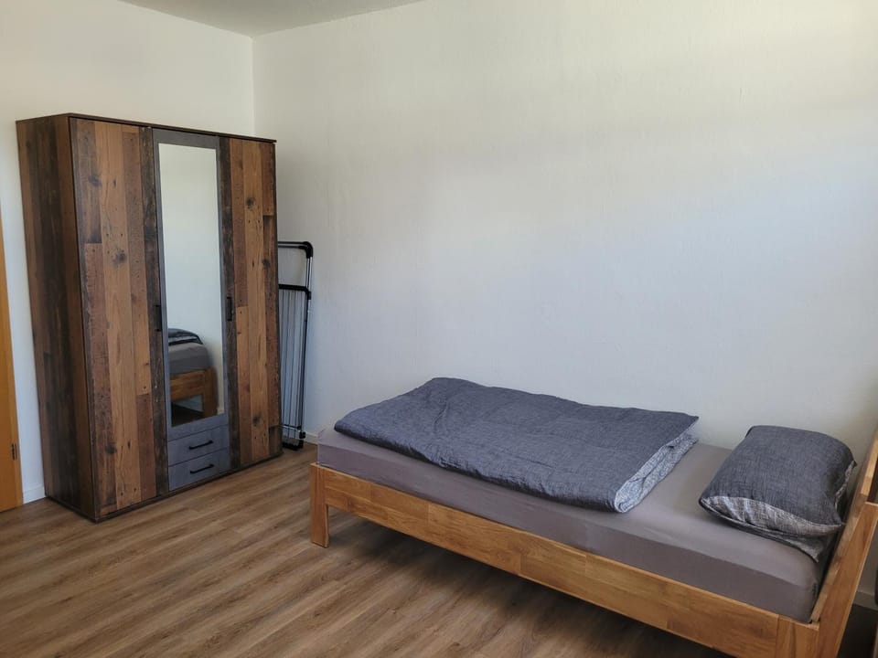 Bed, Photo of the whole room, Bedroom, wardrobe