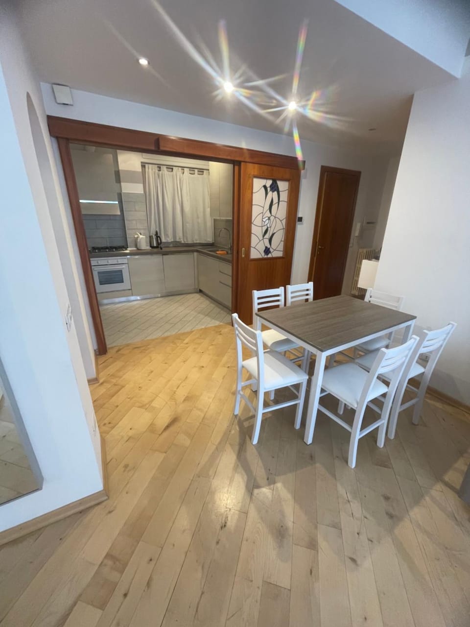 Kitchen or kitchenette, Living room, Dining area
