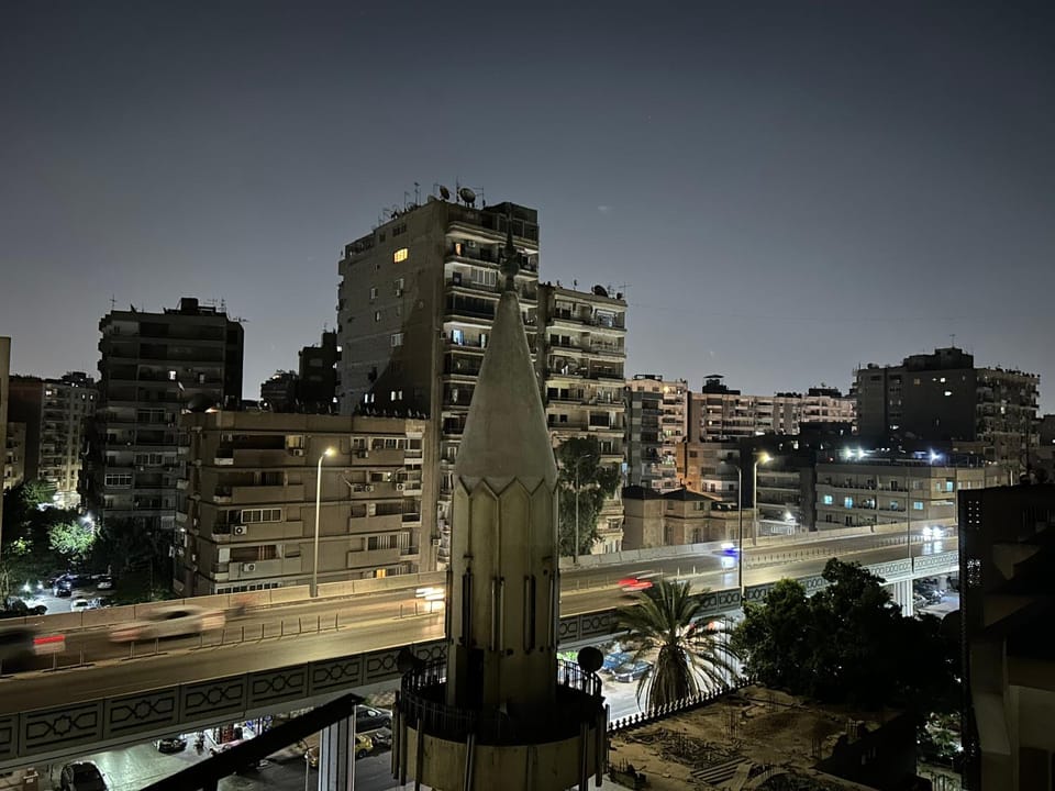 Property building, Night, City view