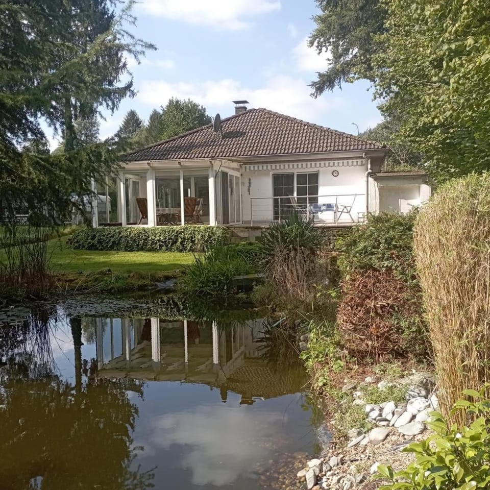 Property building, Living room, Swimming pool