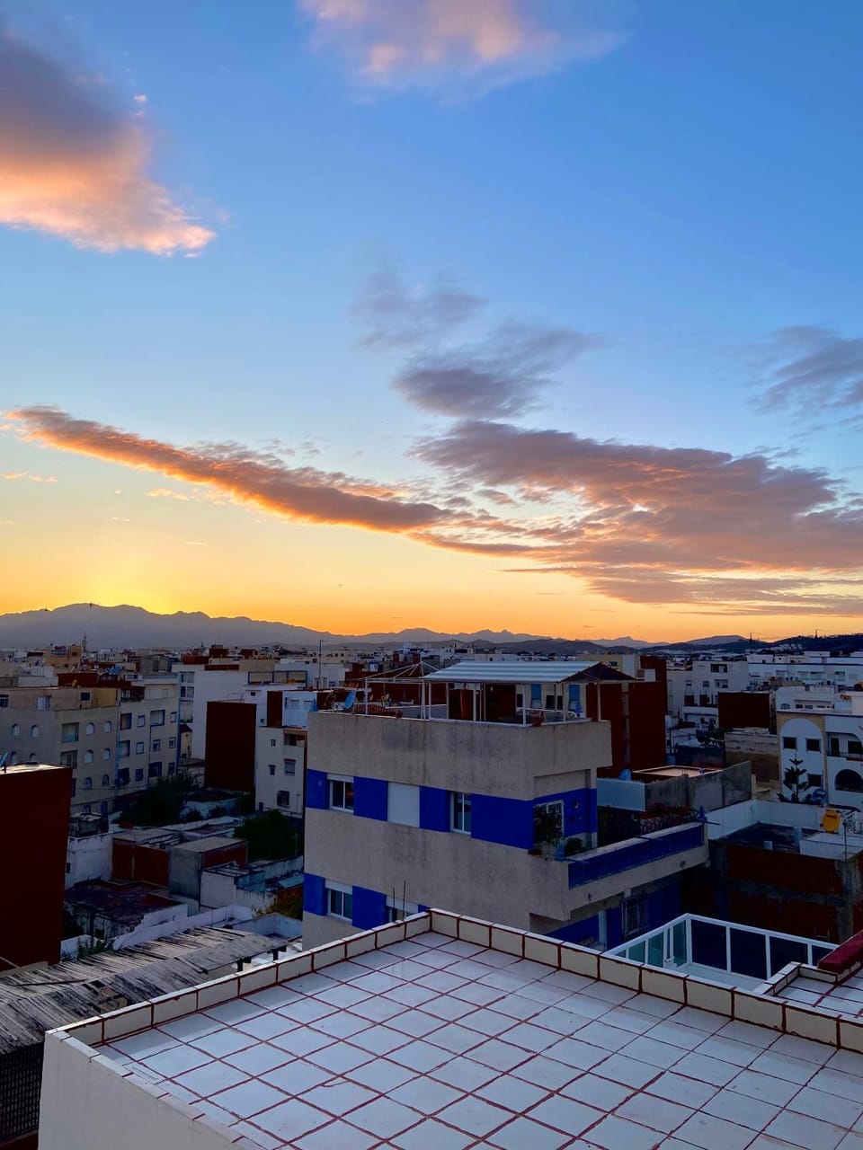 Natural landscape, Balcony/Terrace, Mountain view, Sunrise, Sunset