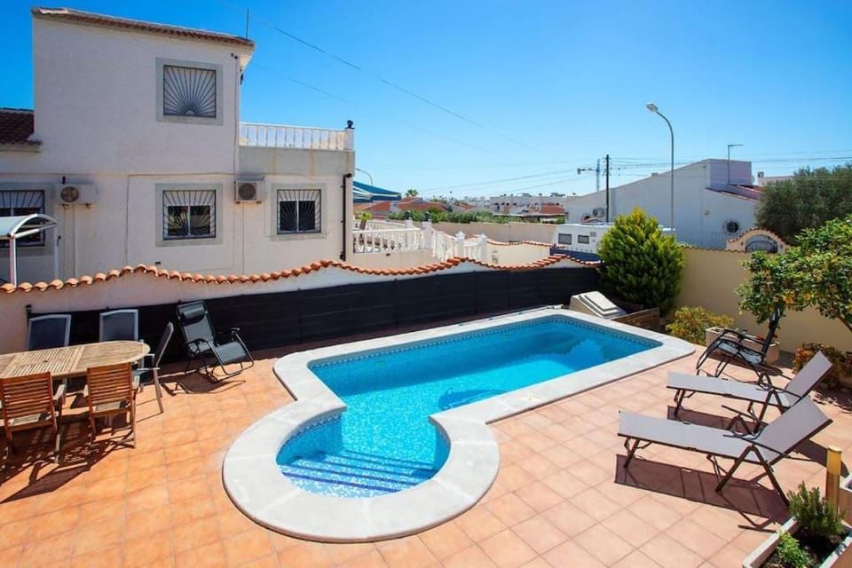 Pool view, sunbed