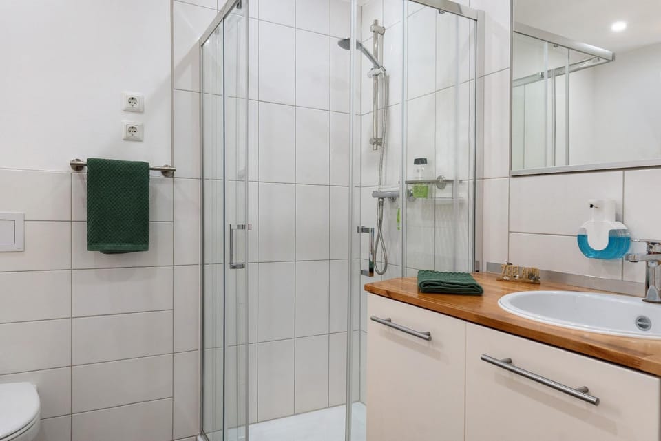 Bathroom, Living room