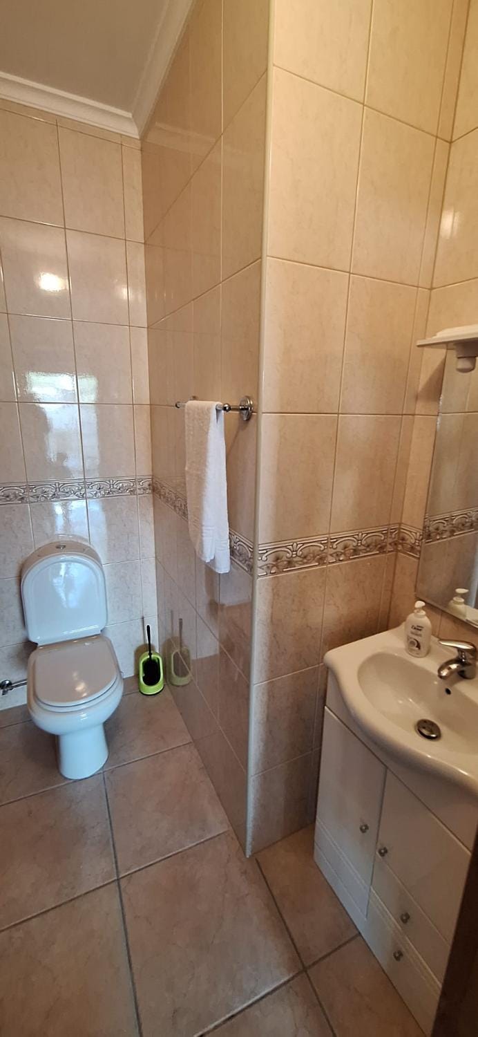 Shower, Toilet, Bathroom, bidet, towels