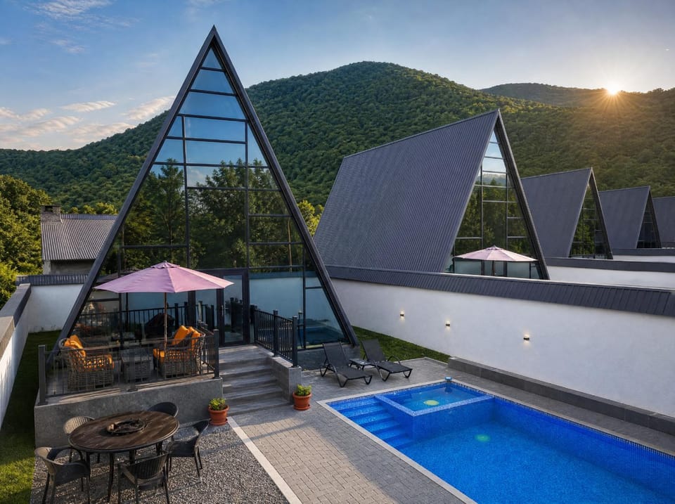Qafqaz Front Falcon Chalet Villa in Azerbaijan